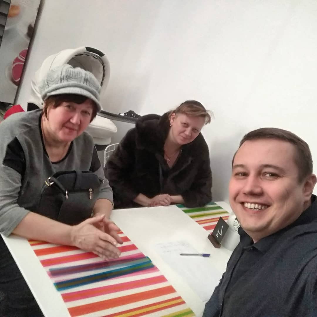 Фото с клиентами 2